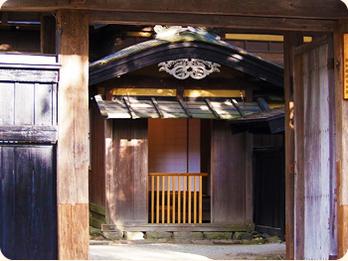 Living space of the former samurai