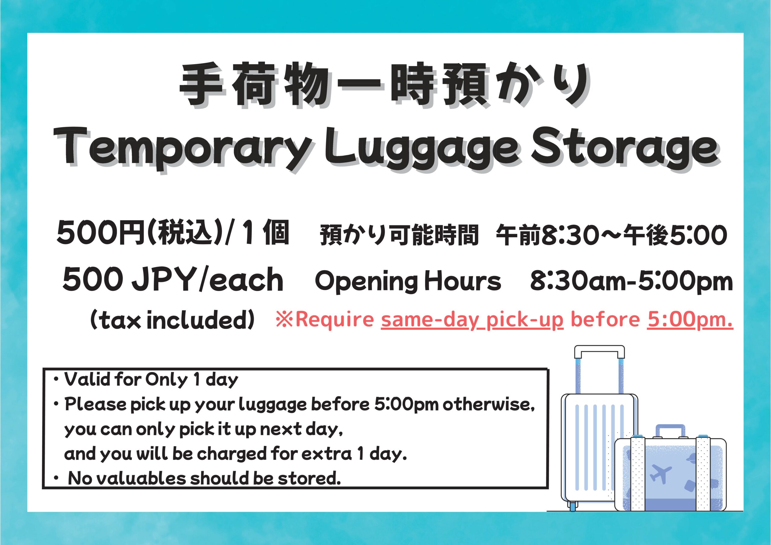 Baggage storage