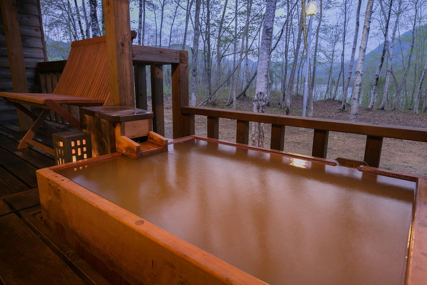 วิวจากห้องพักพร้อมอ่างอาบน้ำแบบเปิดโล่ง